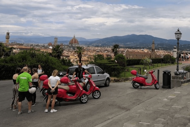 Vespa Tour of Florence - panoramic